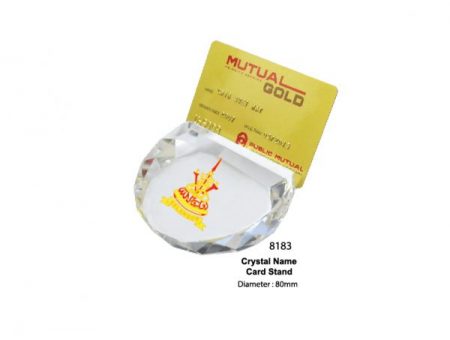 Crystal Name Card Holder