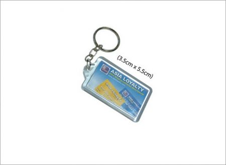 Rectangular Acrylic Keychain/Keyholder