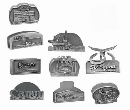 Pewter Card Holder -customized designs