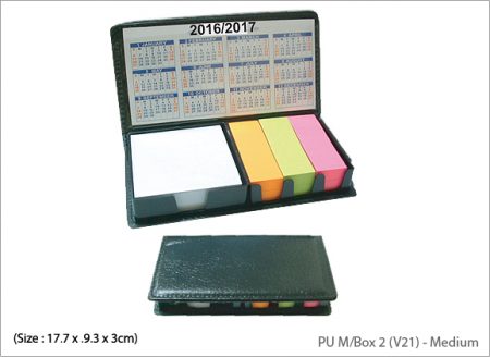PU Notepad With Sticky Note 2