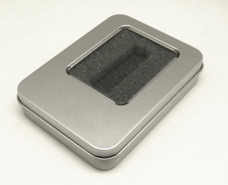 Metal Tin Box with window