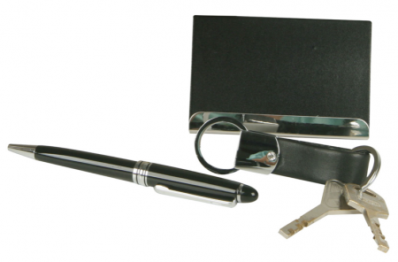 Metal Pen , Key holder and Card Holder Set