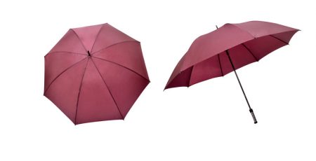 30" Nylon Taffeta Manual Umbrella - Maroon