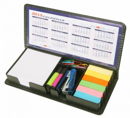 PU Restick Notepad With Stationery - 818A