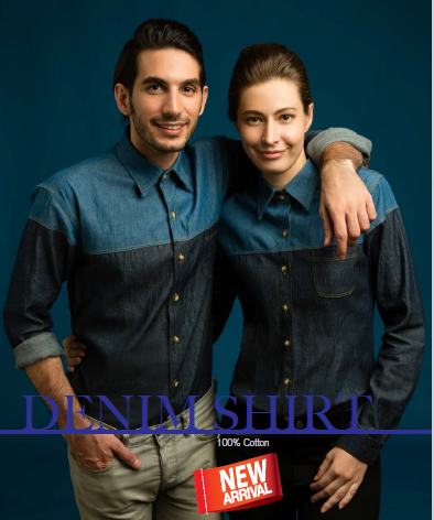 Denim Long Sleeve-2-Tone