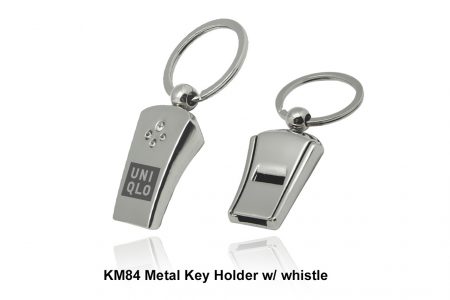 Metal Whistle Key Holder