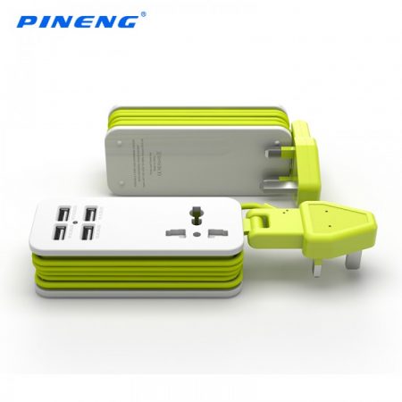 Usb Adapter-PINENG PN333 USB Wall Plug