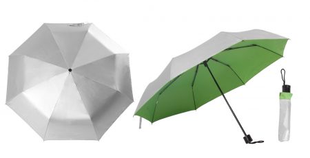 21-inch 3 fold umbrella-apple green