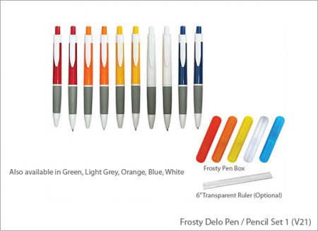 Frosty Delo Pen Set/Pencil Set