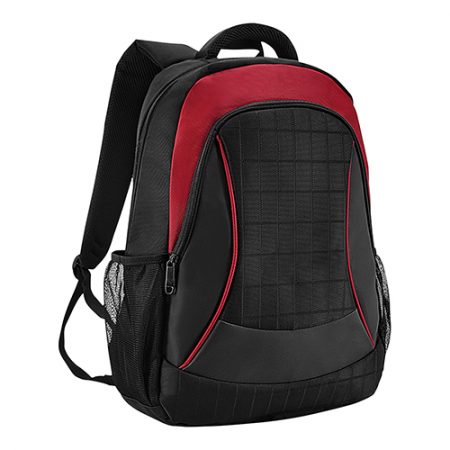 Laptop Backpack-Black/Red-B264