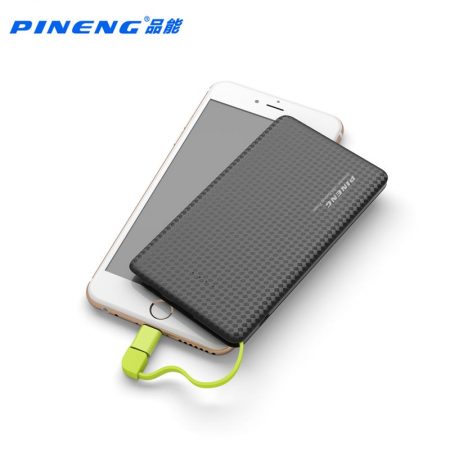 Pineng Power Bank 952n- black , white (5000 mAH)