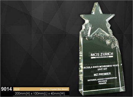 Crystal Plaque 9014