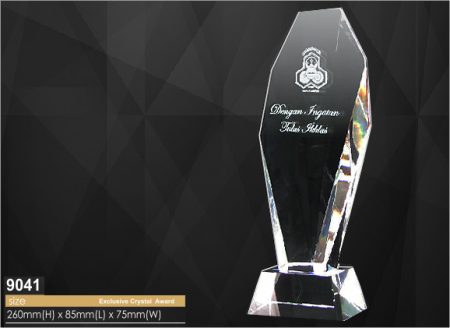 Crystal Plaque 9041