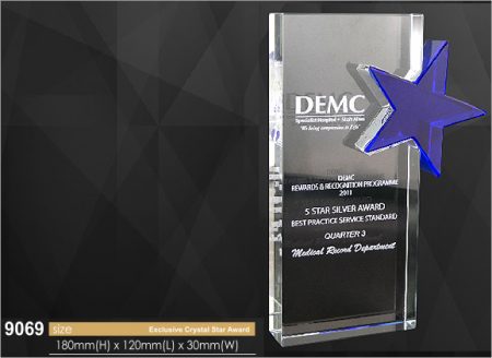 Crystal Plaque 9069