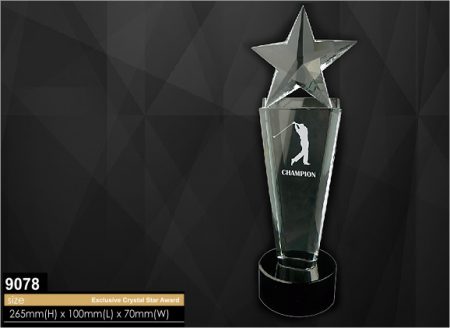 Crystal Plaque 9078