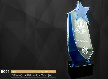 Crystal Plaque 9091