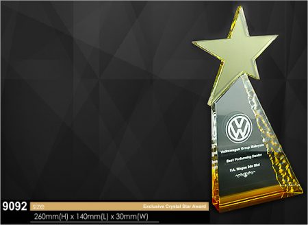 Crystal Plaque 9092