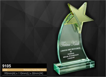Crystal Plaque 9105