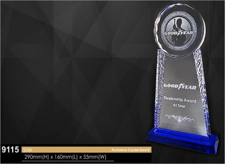 Crystal Plaque 9115