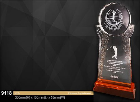 Crystal Plaque 9118