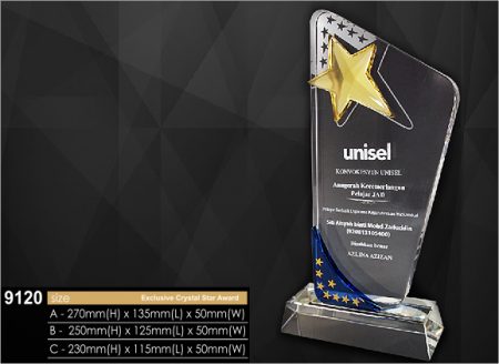 Crystal Plaque 9120
