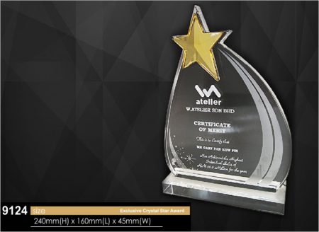 Crystal Plaque 9124