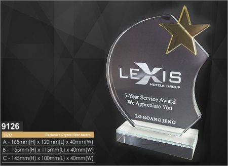 Crystal Plaque 9126