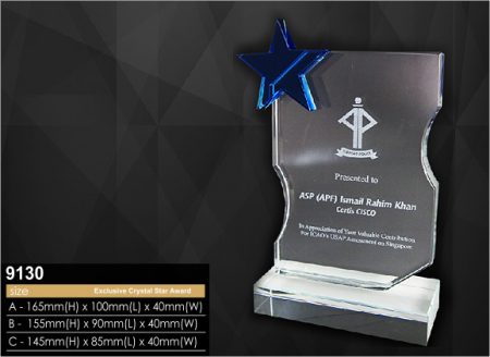 Crystal Plaque 9130