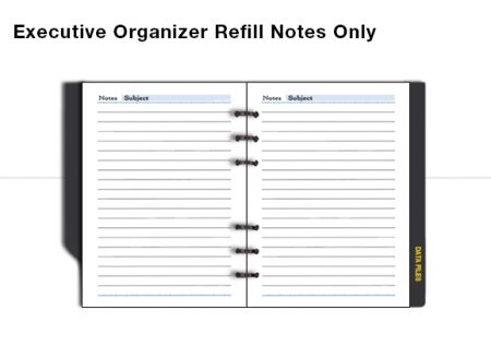 Executive Organizer Refill Notes Only-07EOA5-N