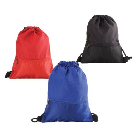 Nylon+Polyester+Netting Drawstring Bag