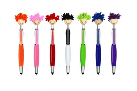 Stylus Ball Pen with Screen Cleaner