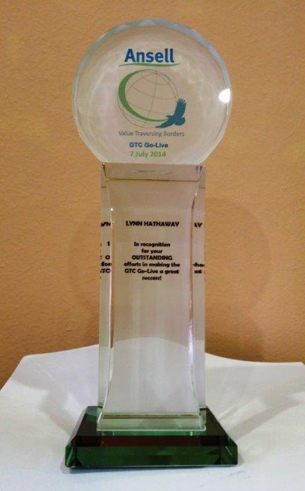 Crystal Glass Trophy