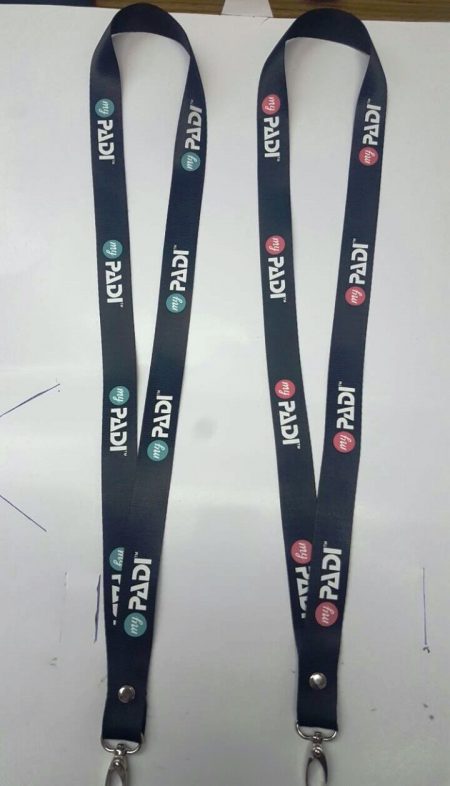 Nylon Lanyard-silkscreen printing