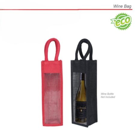 Jute wine bag