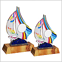 Plastic Trophy Acrylic Series 4143