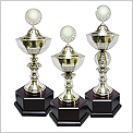 White Silver Trophy 6028