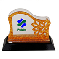 Wooden Acrylic Name Card Holder 7117