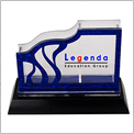 Wooden Acrylic Name Card Holder 7118