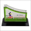 Wooden Acrylic Name Card Holder 7119