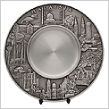 Malaysia Landmark Pewter Plate 7232