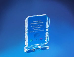 Crystal Plaque D4013
