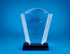 Crystal Plaque D4022