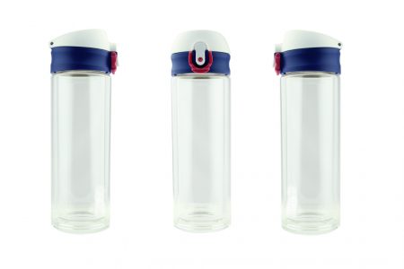 Double Wall Glass Flask / Water Bottle