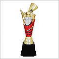 Plastic Badminton Trophy 4068
