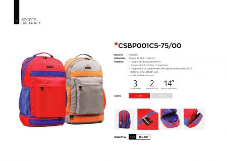 Pierre Cardin Sports Backpack