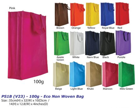 Non woven bag PS1B (35x32x10cm)