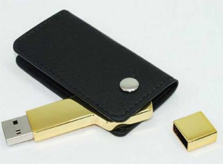 Key USB with Leather Holder