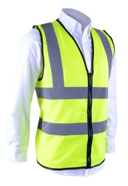 Safety Vest-Fluorescent Yellow