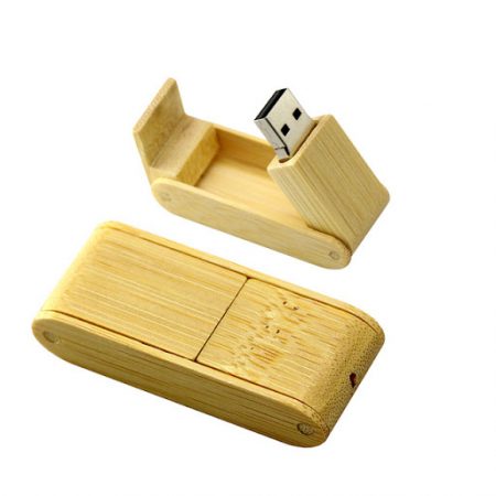 Bamboo USB Flash Drive-FoldableDesign