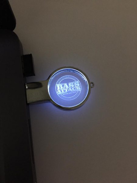 Crystal USB With LED Light